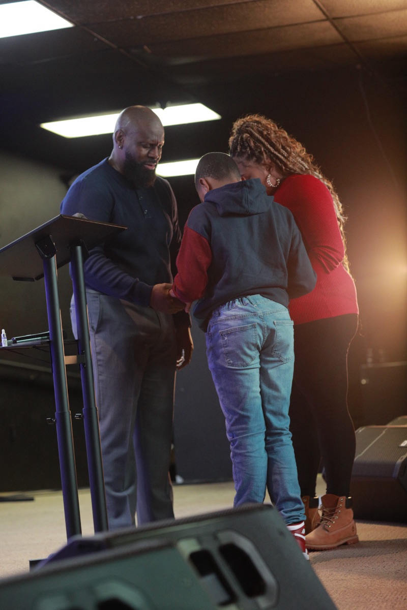Prayer at DMI Dayton